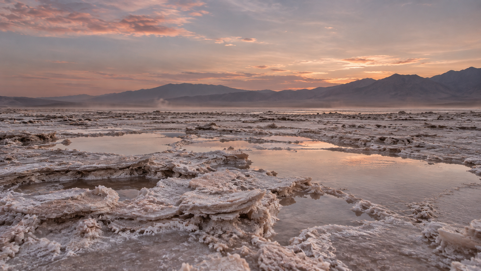 Halite geological landscape