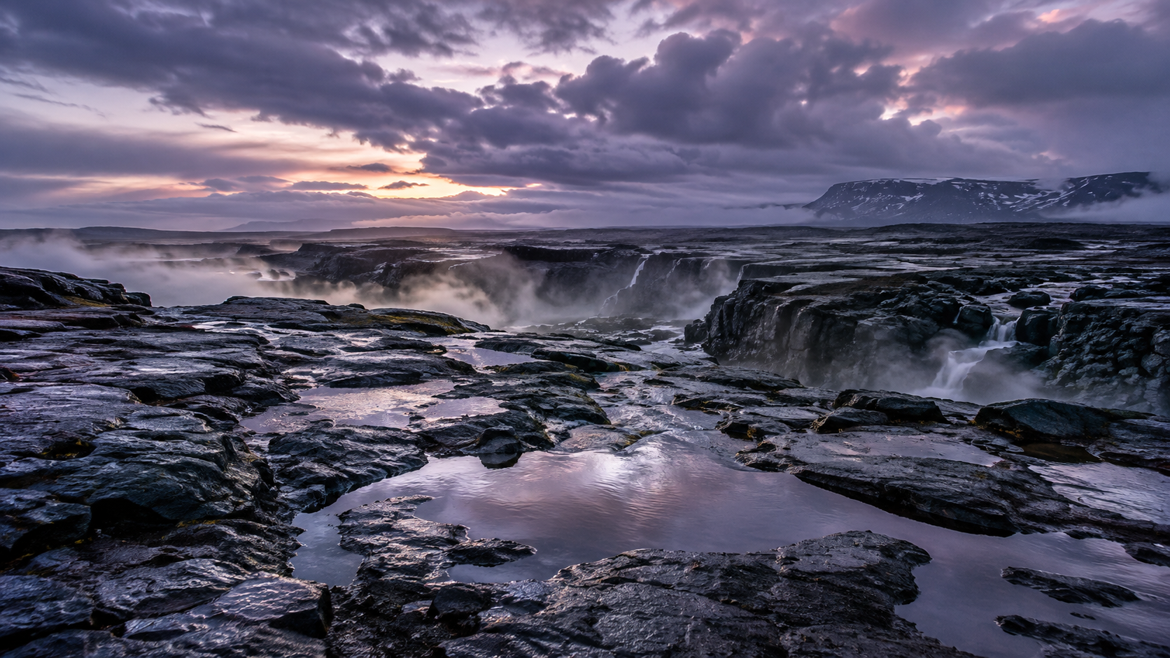 Amethyst geological landscape