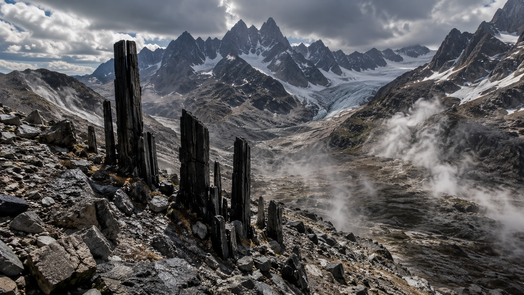 Black Tourmaline geological landscape